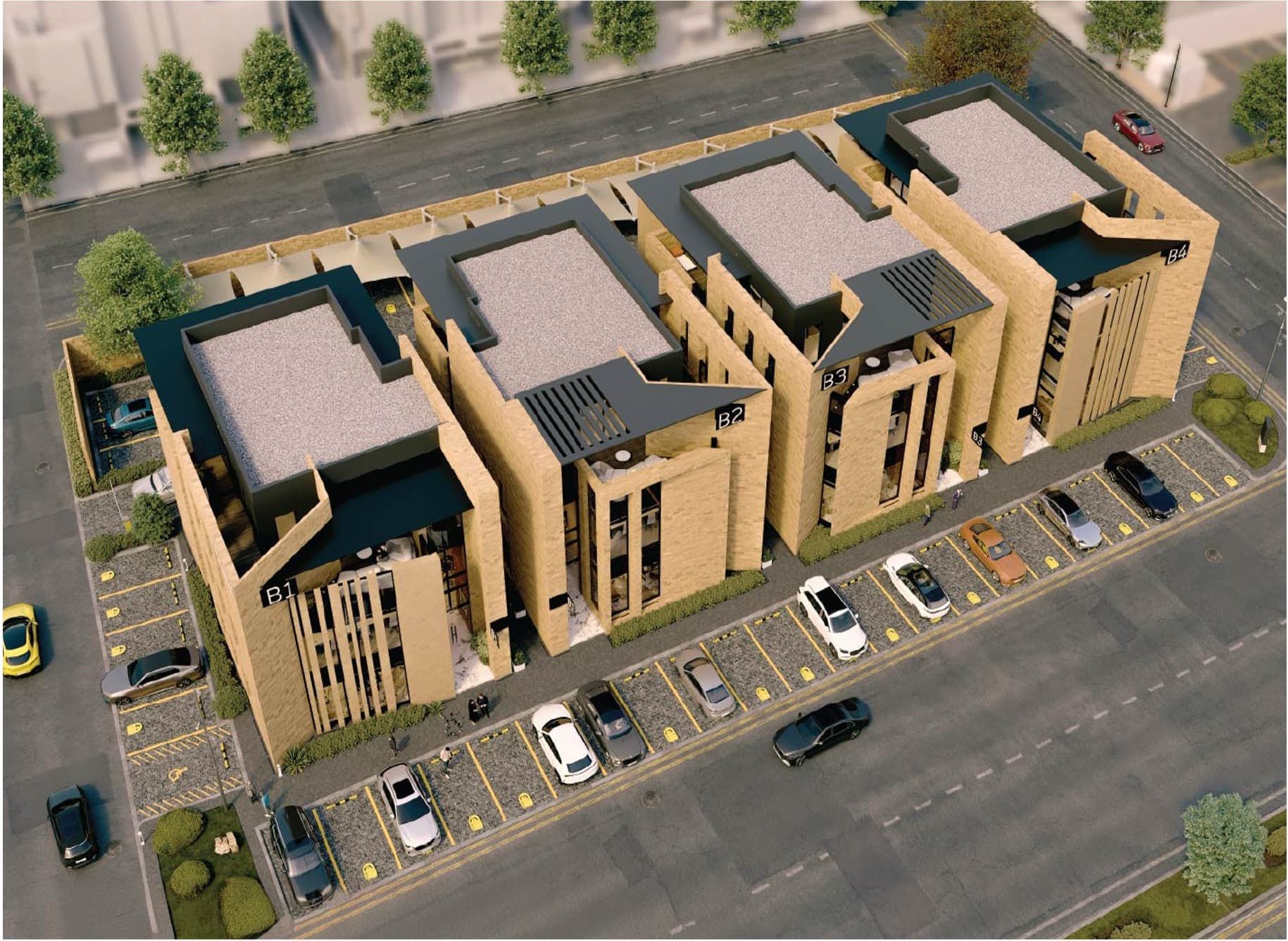 A1 – مجمع مكاتب إداري